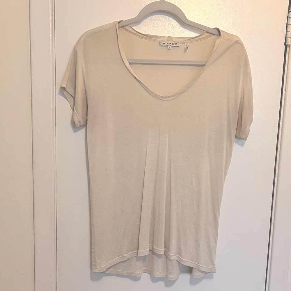 Helmut Lang Silk T-Shirt